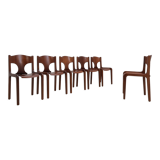 Augusto Savini dining chairs POZZI 1960s