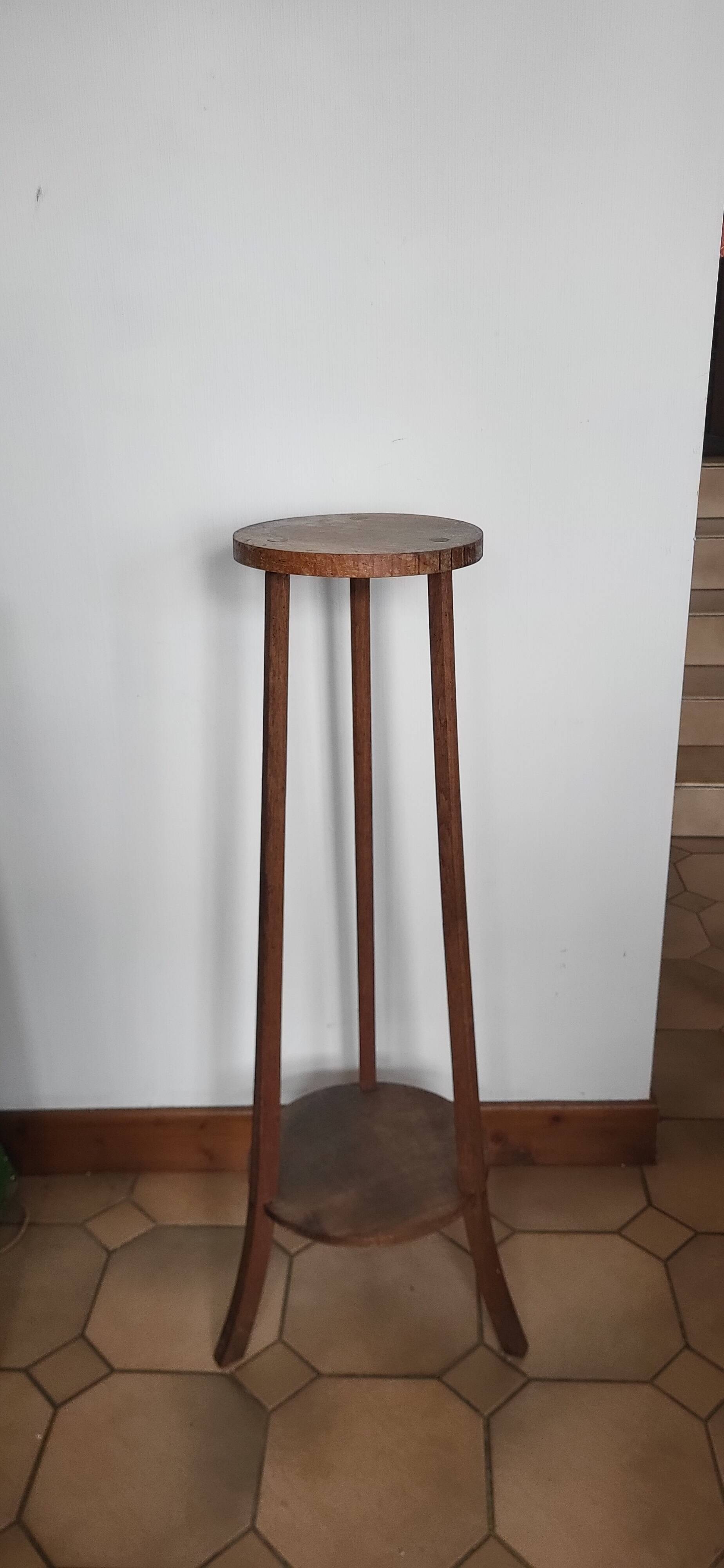 1950s wooden stool