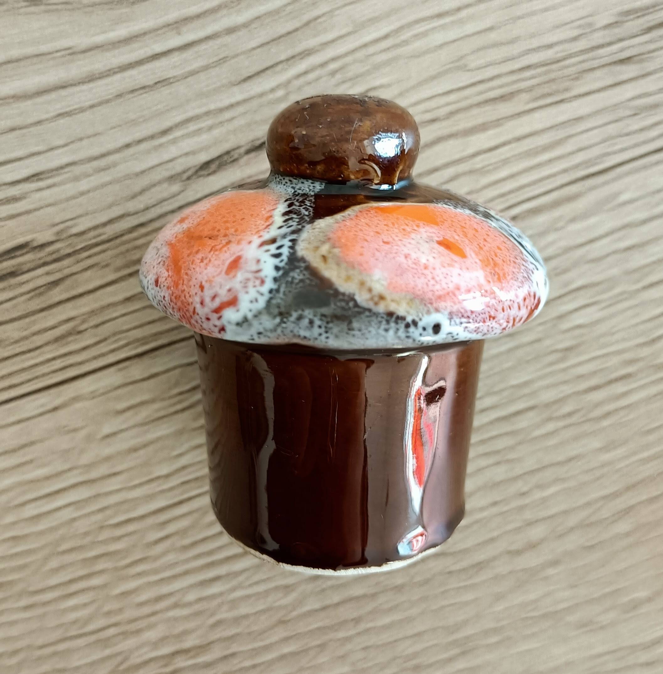 Vallauris earthenware teapot and coffee pot from the 70s