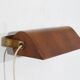 Vintage Scandinavian wooden wall light 1960