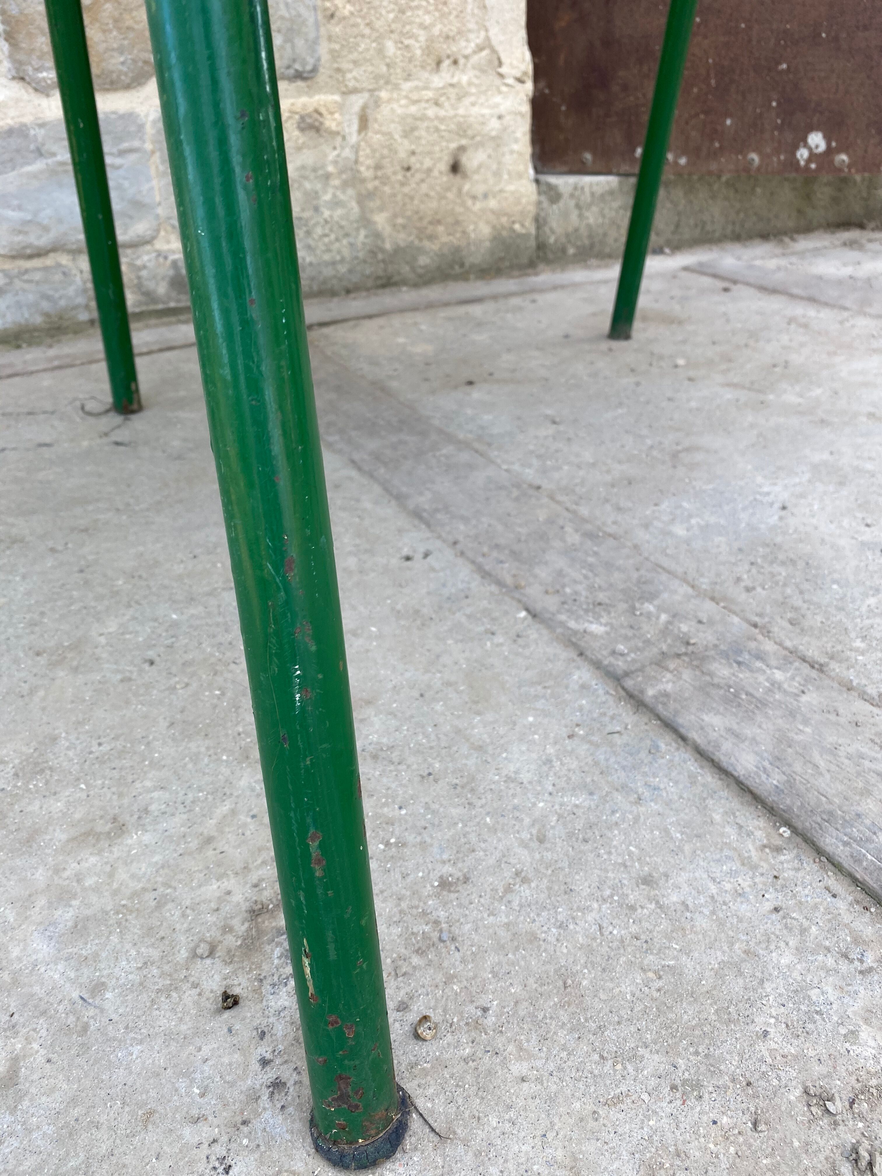 Garden metal round table 1960