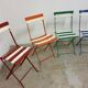 Chaises pliantes de bistrot  jardin