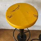 4 industrial bar stools