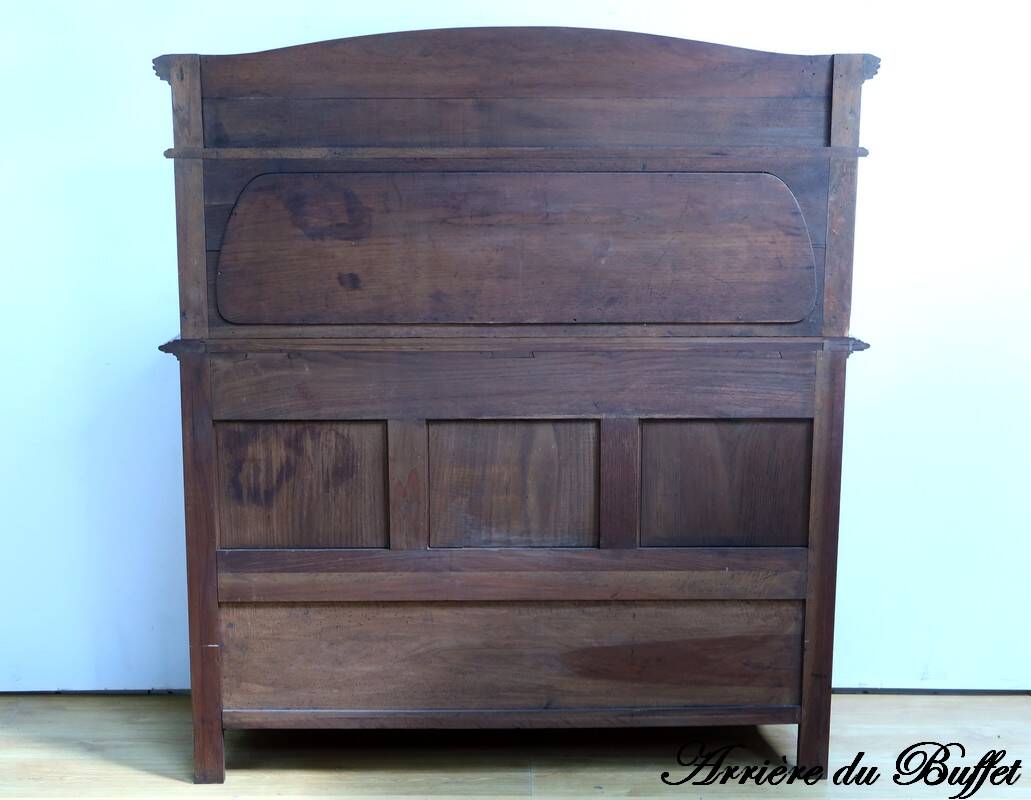 Walnut Sideboard, Art Nouveau – 1900