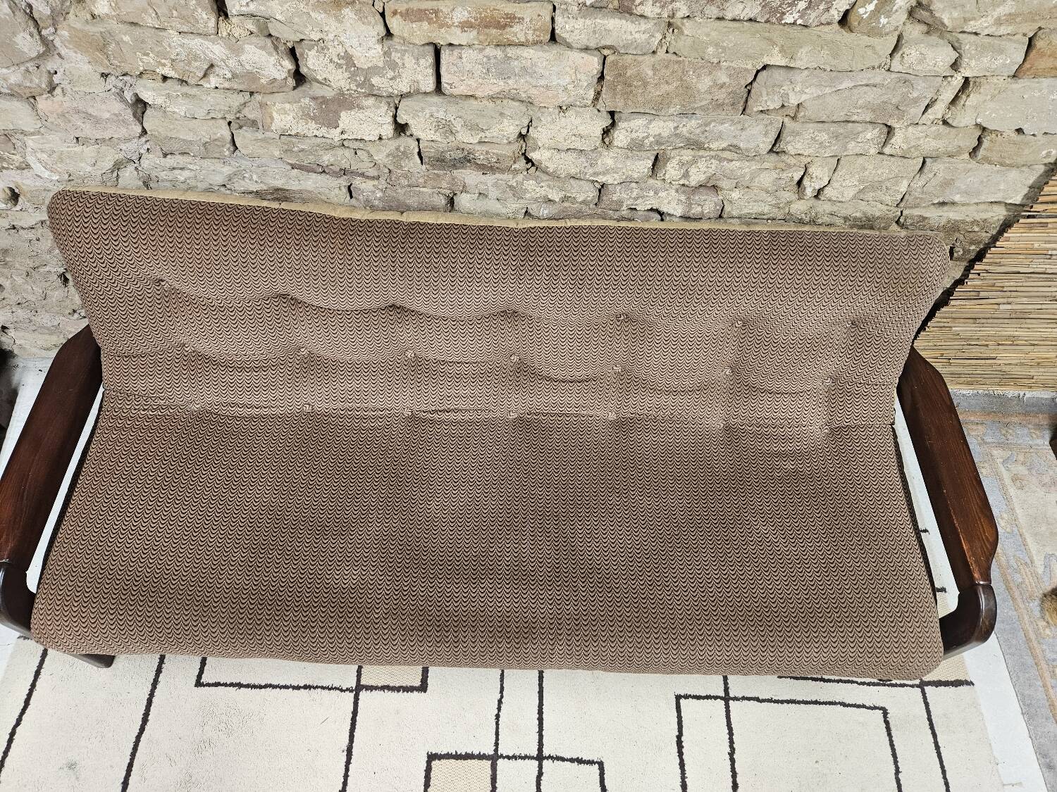 Vintage teak sofa