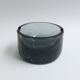 Scandinavian ashtray in 1970's moulded smoked glass
