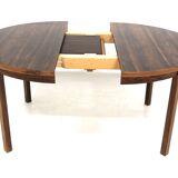 Table de salle à manger en palissandre, Hugo Troeds, Bjärnum, Suède, 1960