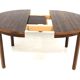 Rosewood dining table, Hugo Troeds, Bjärnum, Sweden, 1960