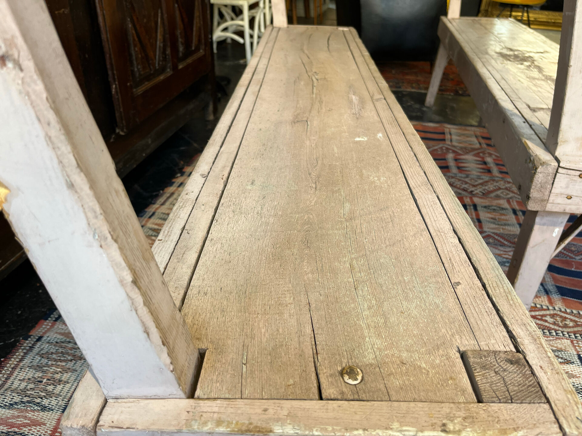 Vintage bench pair