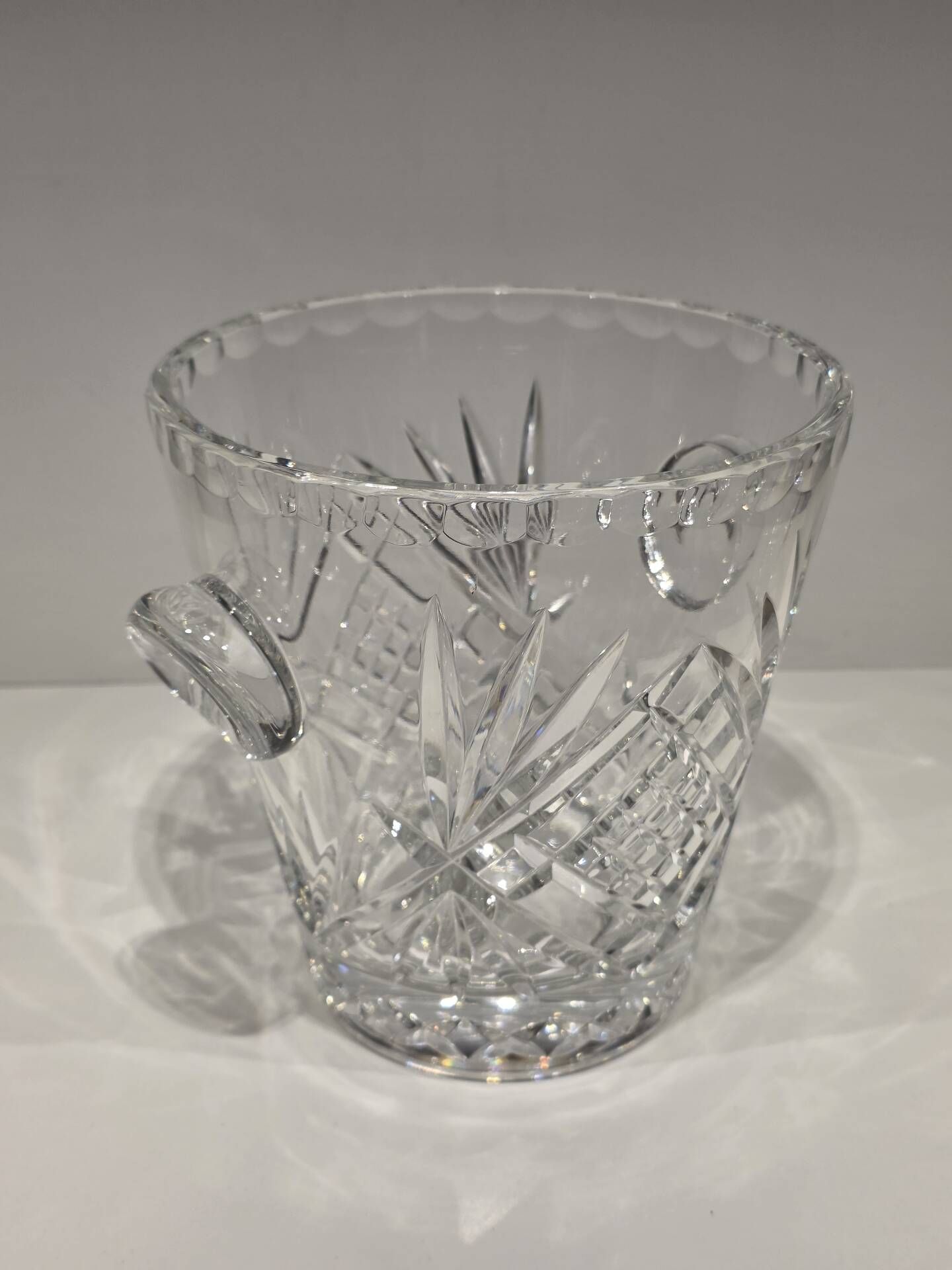 Ice bucket (Champagne bucket) Bohemian crystal