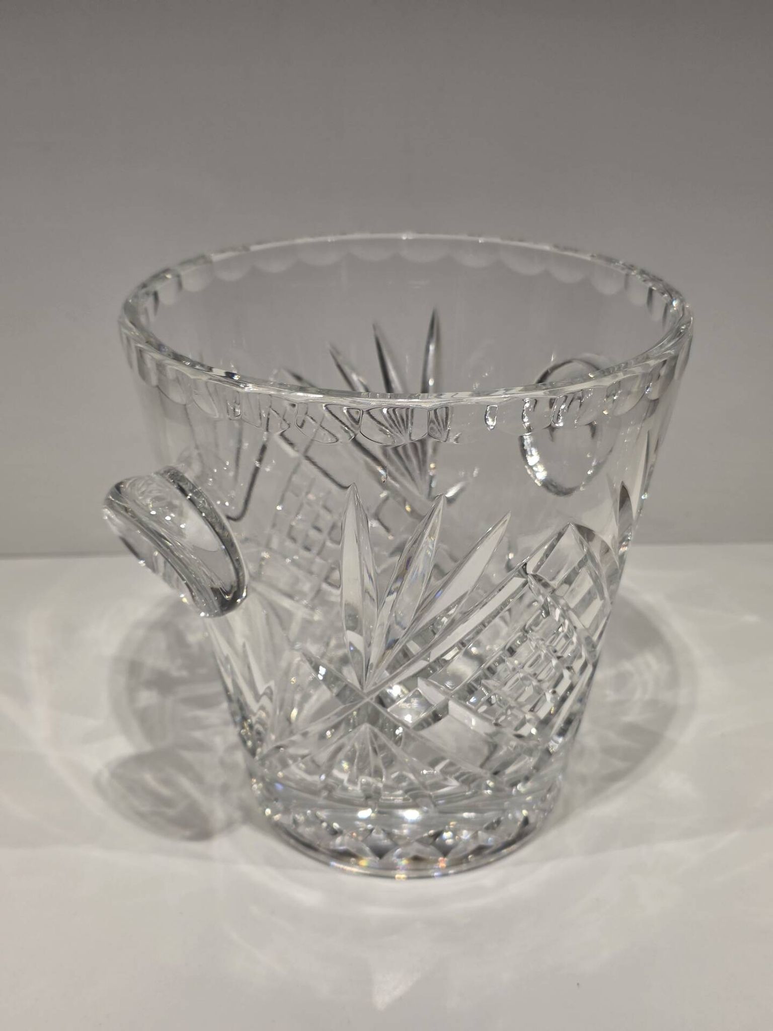 Ice bucket (Champagne bucket) Bohemian crystal