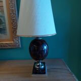 Lamp with lampshade 80'S Delmas