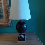 Lampe avec abat jour années 80'S Delmas
