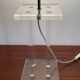 Vintage lamp by David Lange, crystal model in plexiglass.