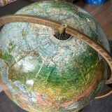 Vintage globe 60 scan globe a/s replogle 1960 Denmark (rotatable 360 °)