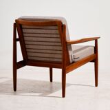 Restored teak armchair by Arne Vodder for Glostrup Møbelfabrik