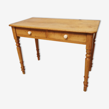 vintage pine desk farmhouse table