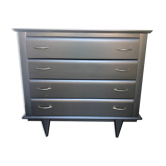 Commode vintage noire