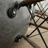 Lot of 6 Eames chairs from the 60s (4 colours) genuine fibreglass + new legs.