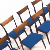 H.P. Hansen Møbelindustri set of eight rosewood dining chairs