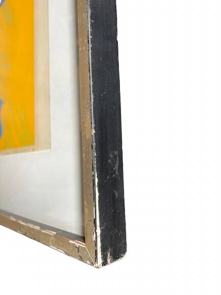 Lithograph entitled "Fra serena on rebecca et helena" by Erik Rasmussen