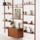 Teak modular shelving unit, Danish design, 1960s, made in Denmark