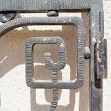 Pair of Art Deco wrought iron doors, circa 1925