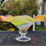 Blown glass fruit bowl