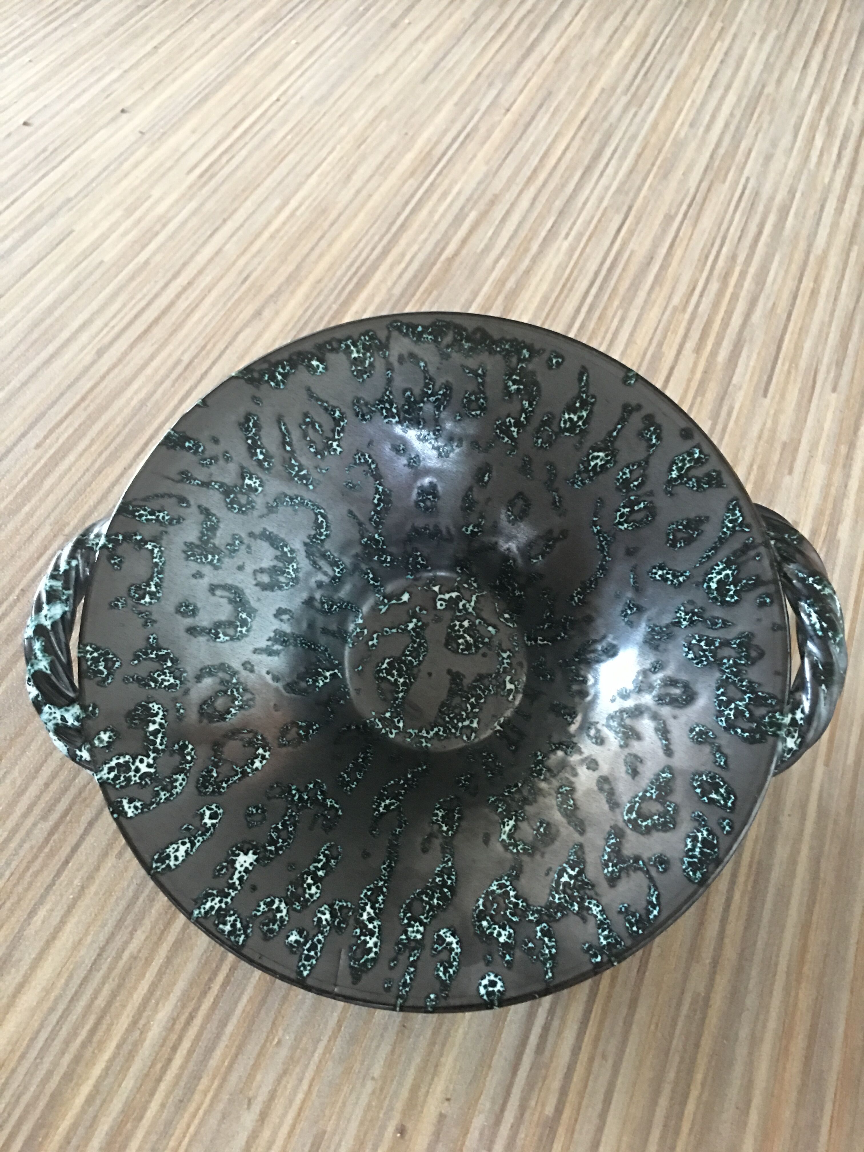 Vallauris ceramic cup signed Lunetta