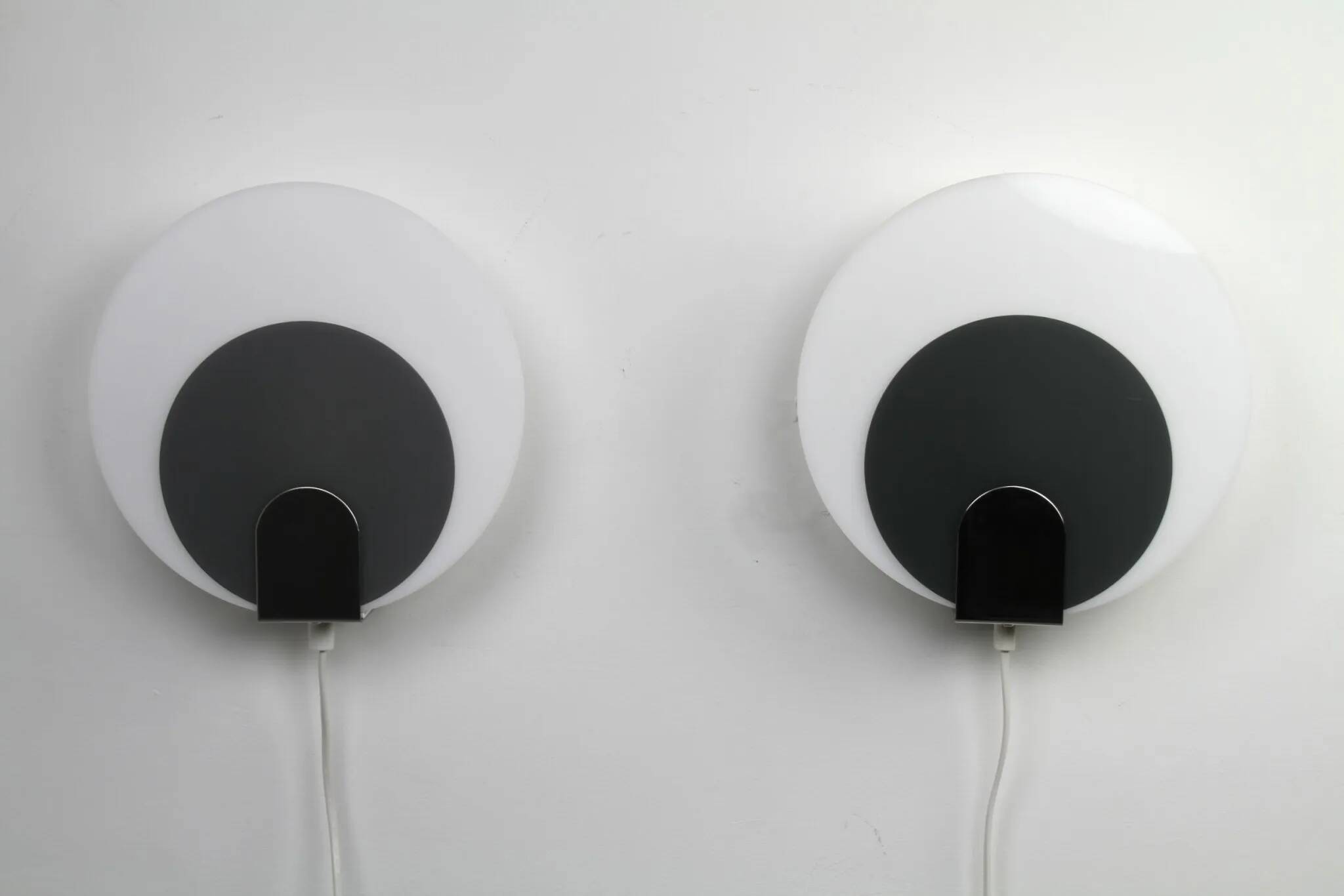 Pair of Typ 421 Wall Sconces — NAFA (Nybro Armaturfabrik), Sweden, 1970s