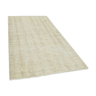 Hand-Knotted One-of-a-Kind Turkish Beige Rug 140 cm x 262 cm - 38971
