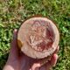 Vase marron vintage