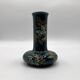 Small Gien vase in enamelled earthenware • Napoleon III