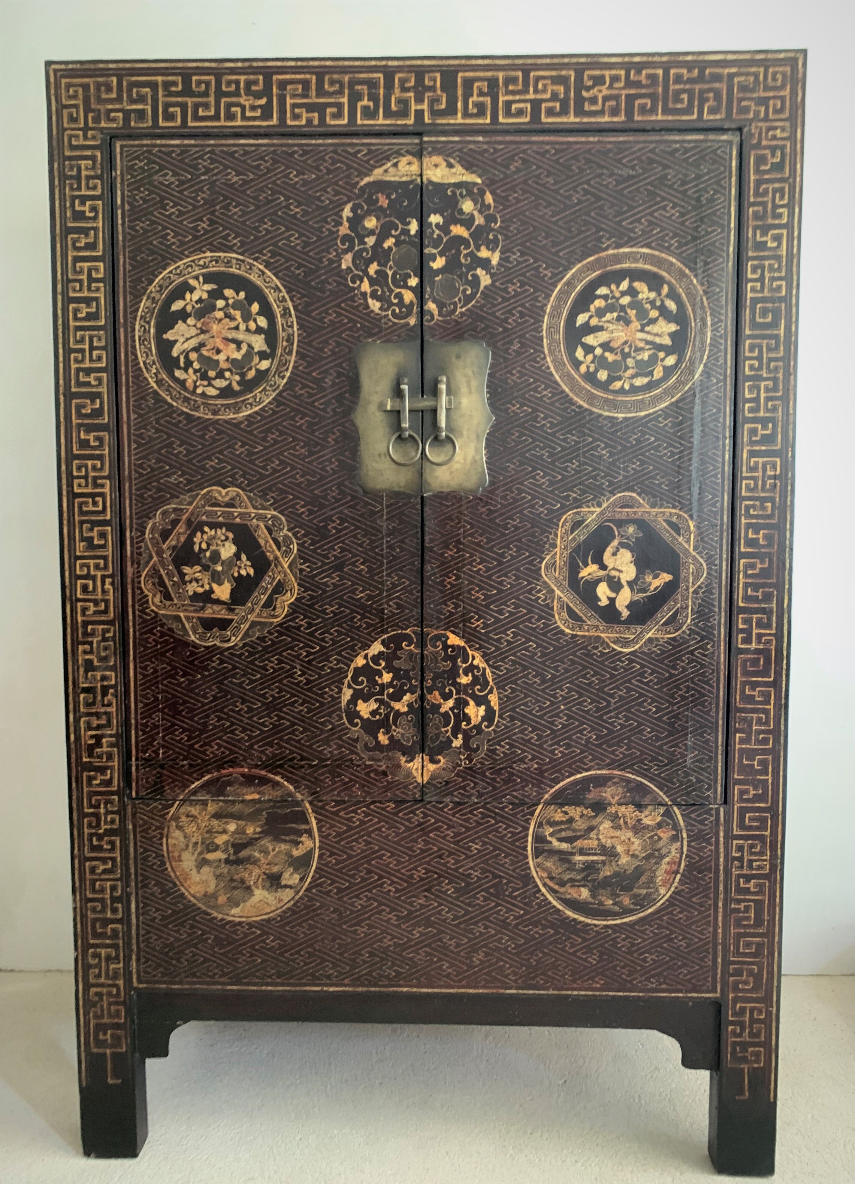 Chinese lacquered cabinet