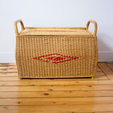 Rattan toy box