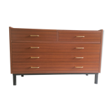Commode coiffeuse style moderniste années 70