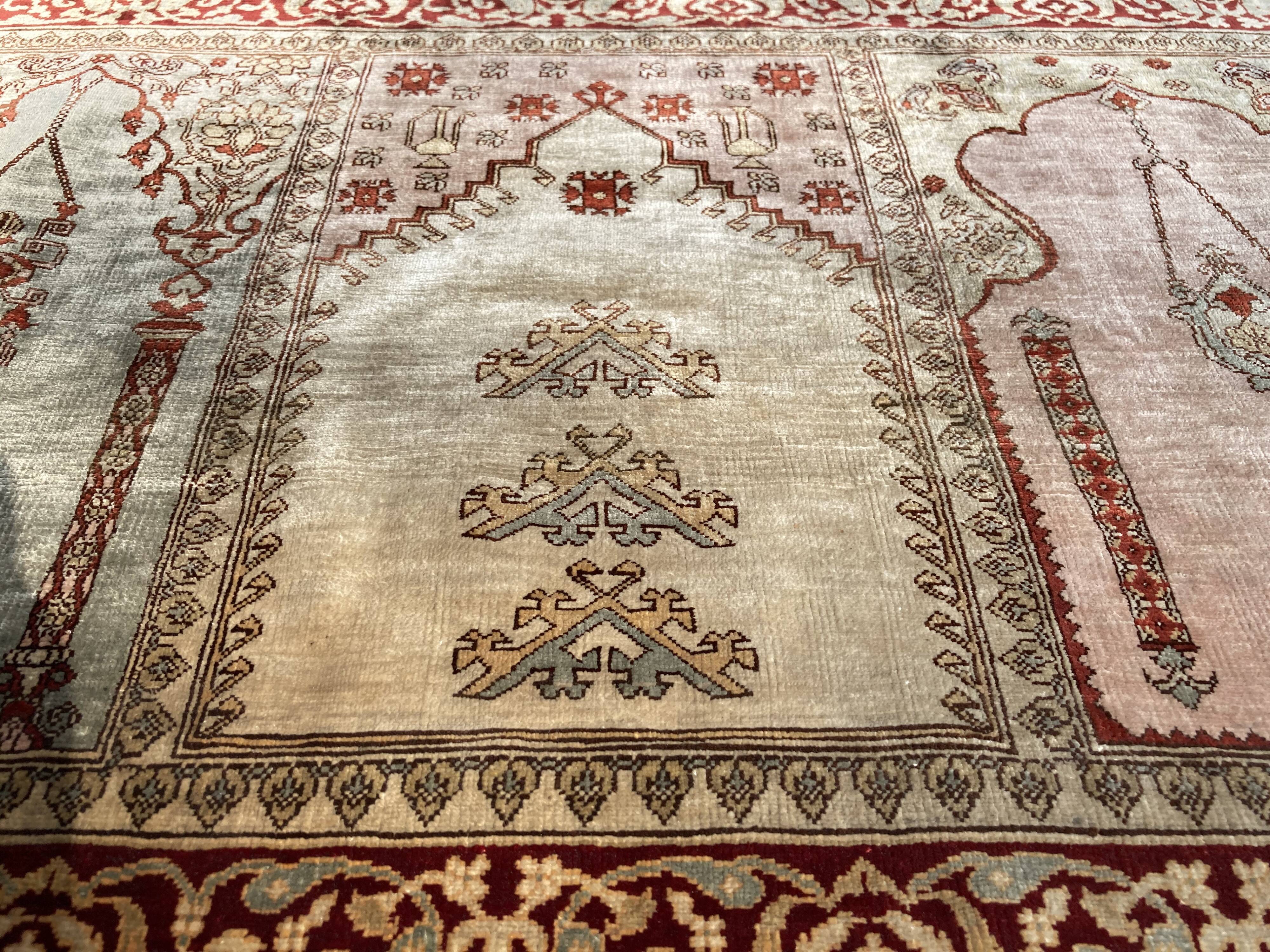 Tapis Istanbul en Soie Signé