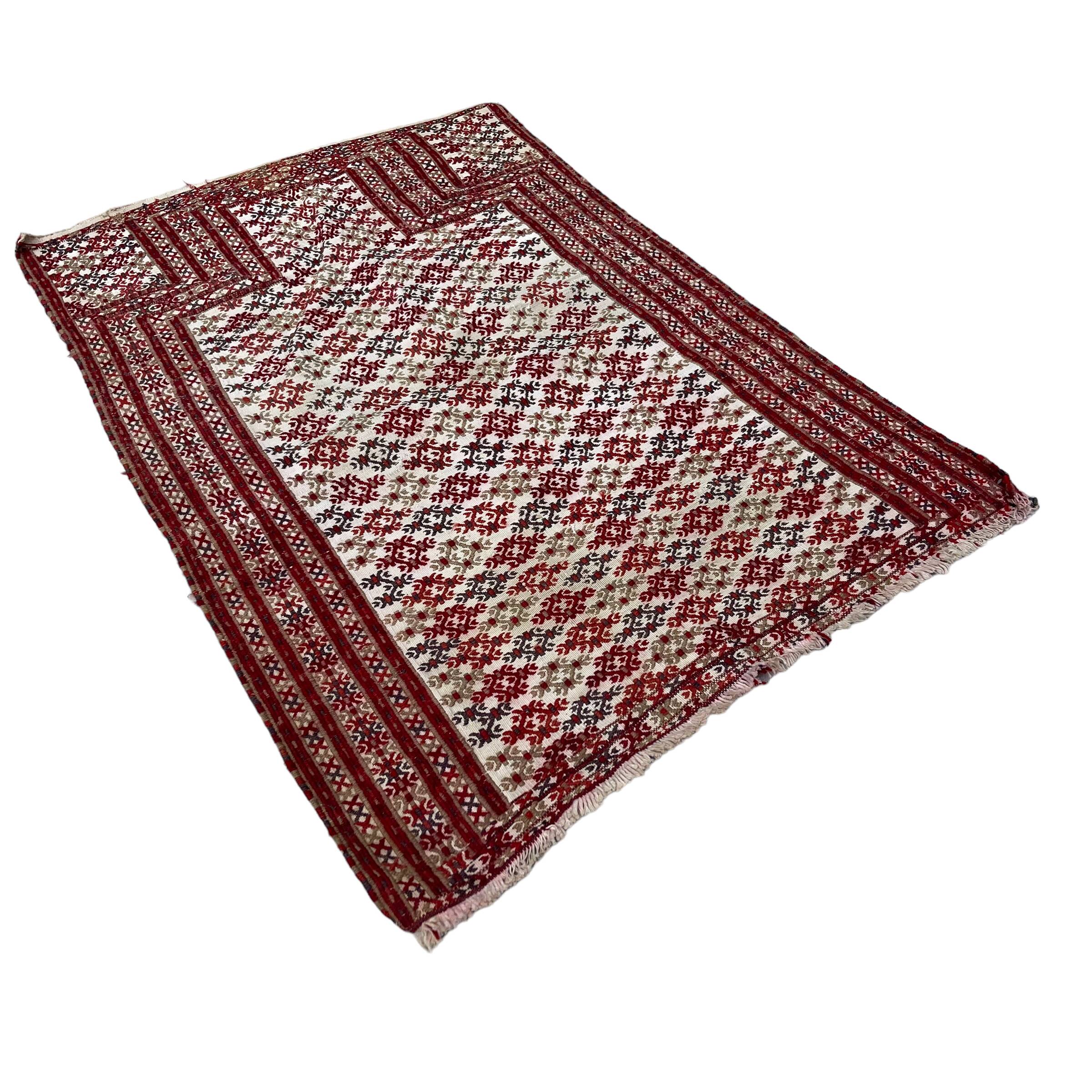 Vintage turkish cicim  rug, 105 x 70 cm