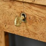 Dressing table in elm burl veneer, Empire period – Early 19th century