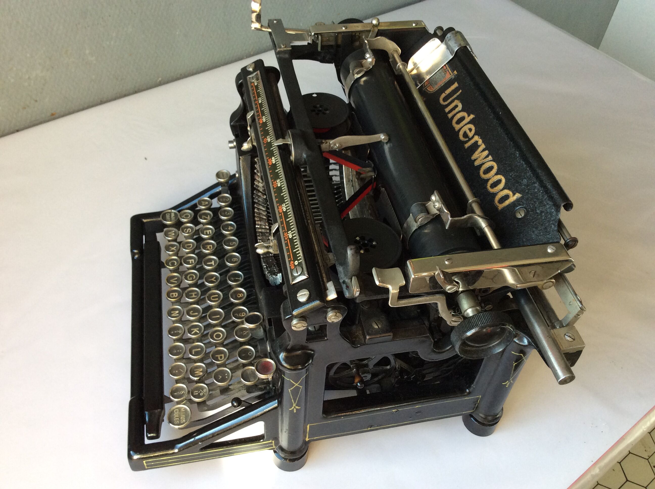 Old Underwood typewriter
