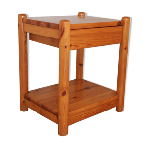 table de chevet pin un - tiroir