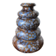 Speckled ceramic vase, Belgium, circa 196O.