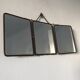 Triptych mirror barber 25x59 vintage 1940