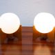 Table lamps Drevo Humpolec, Czechoslovakia, 1970