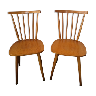Pair of Scandinavian bar chairs