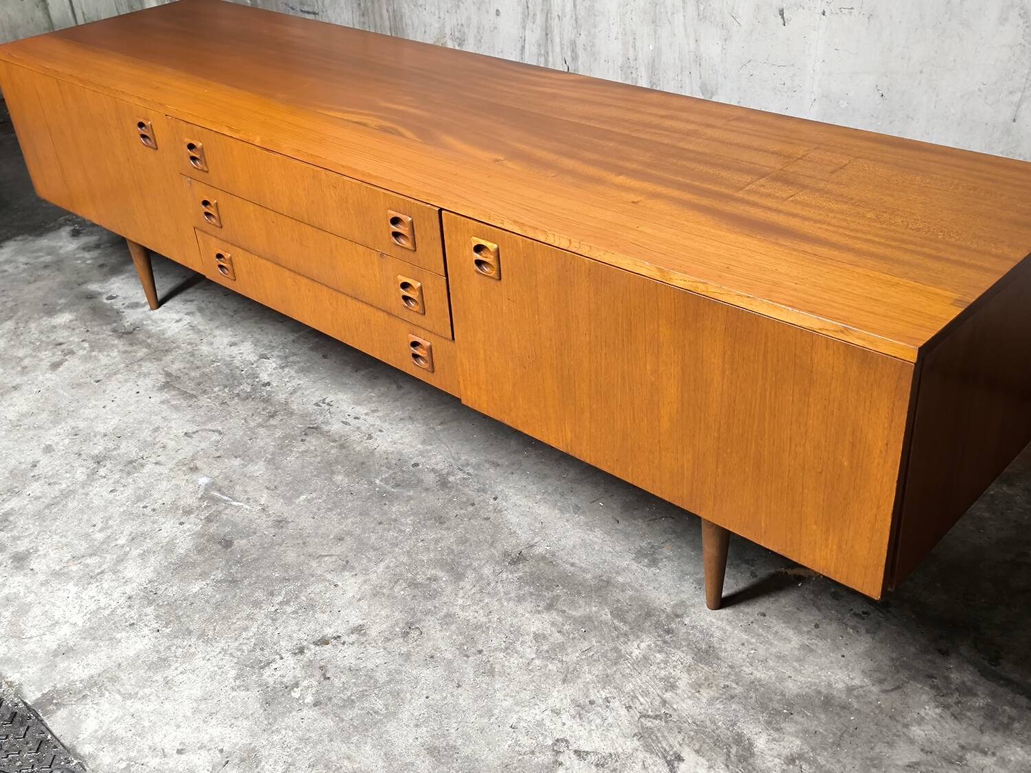 Vintage Scandinavian teak sideboard