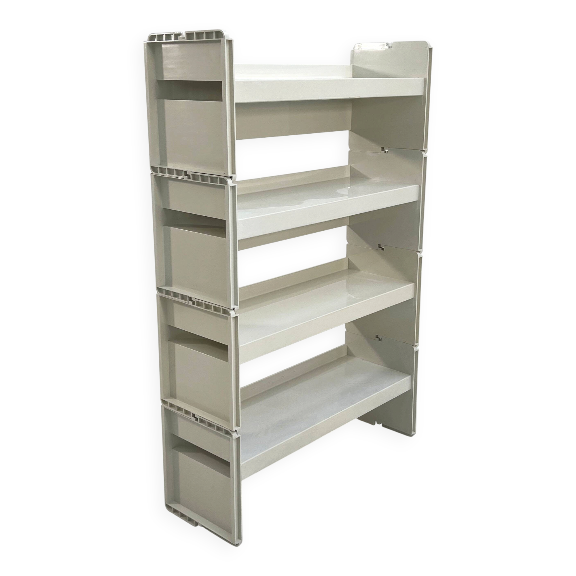 Modular white Jeep shelf by De Pas, D'Urbino & Lomazzi for BBB 1970