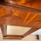 Biedermeier Wall Mirror in Cherrywood Veneer, South Germany, 1830s