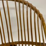 Vintage rattan chair by Dirk van Sliedregt Rohe Noordwolde 1960 from the Netherlands