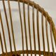 Fauteuil en rotin vintage par Dirk van Sliedregt Rohe Noordwolde 1960 des Pays-Bas